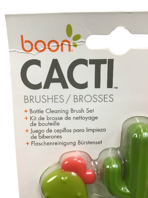 Boon Cacti Bottle Cleaning Brush Set, Original