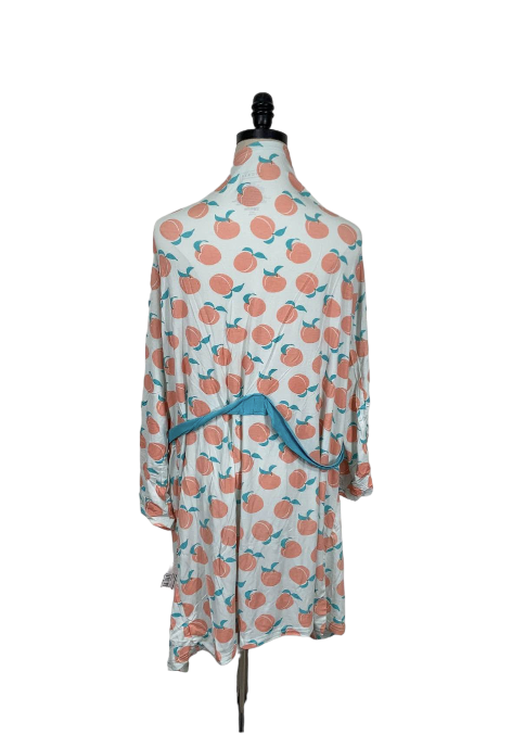 KicKee Pants Maternity/Nursing Robe, Small Fresh Air Peaches