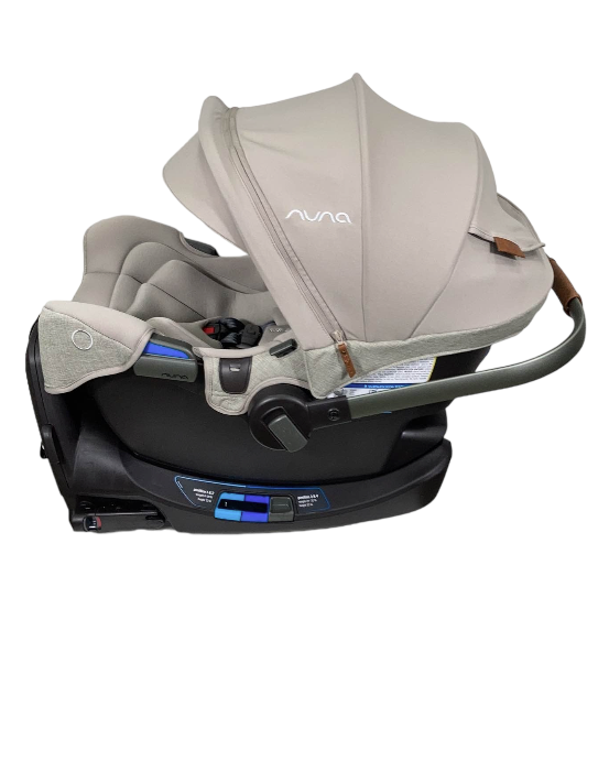 Nuna PIPA rx Infant Car Seat with RELX Base, 2023, Hazelwood