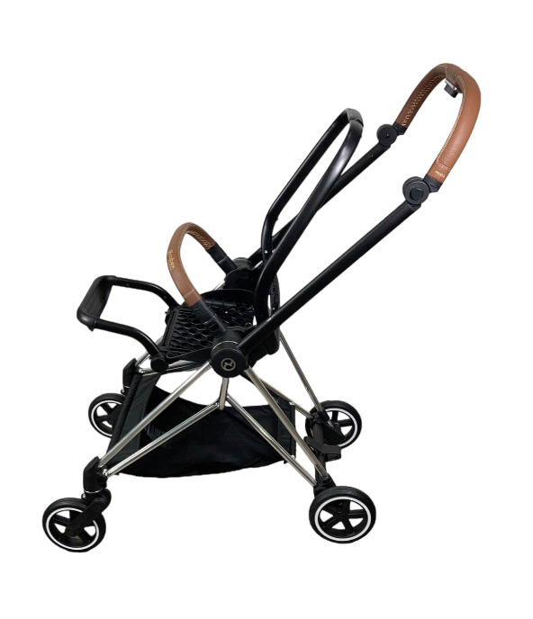 Cybex MIOS Stroller Frame, 2019, Chrome With Brown Details