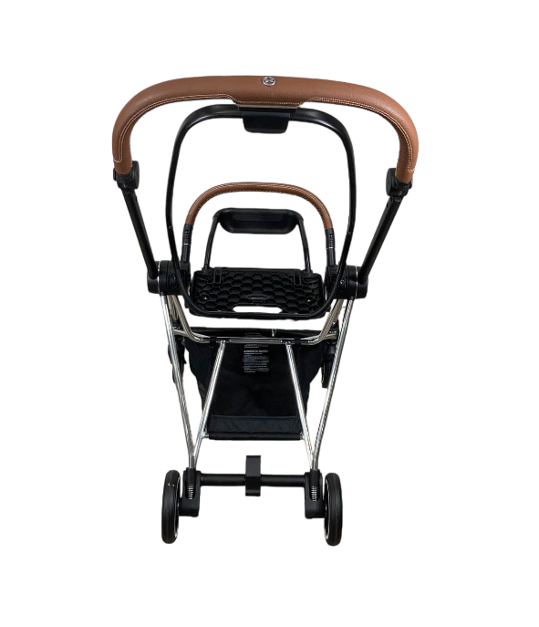 Cybex MIOS Stroller Frame, 2019, Chrome With Brown Details