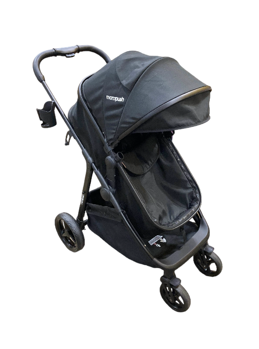 Mompush Wiz Stroller, 2022, Black