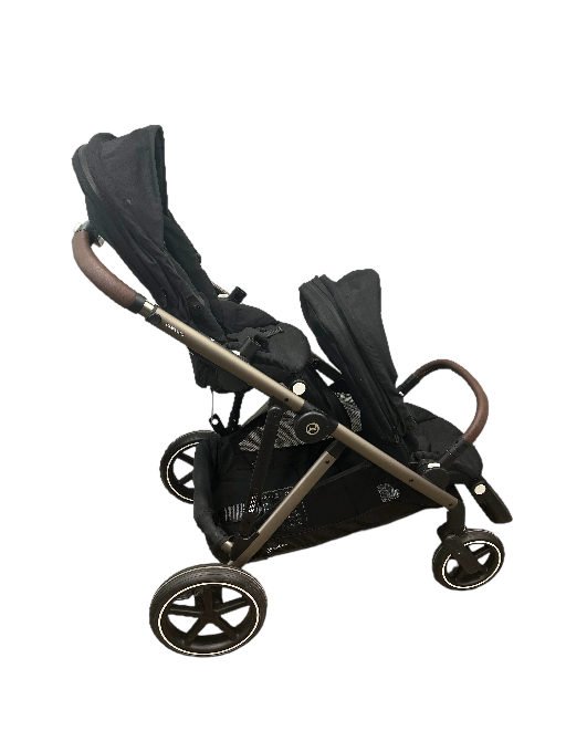 Cybex Gazelle S Double Stroller, 2020, Deep Black