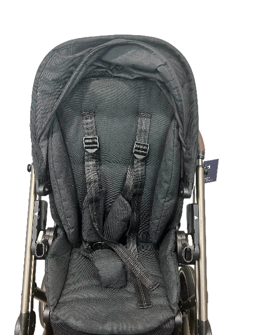 Cybex Gazelle S Double Stroller, 2020, Deep Black