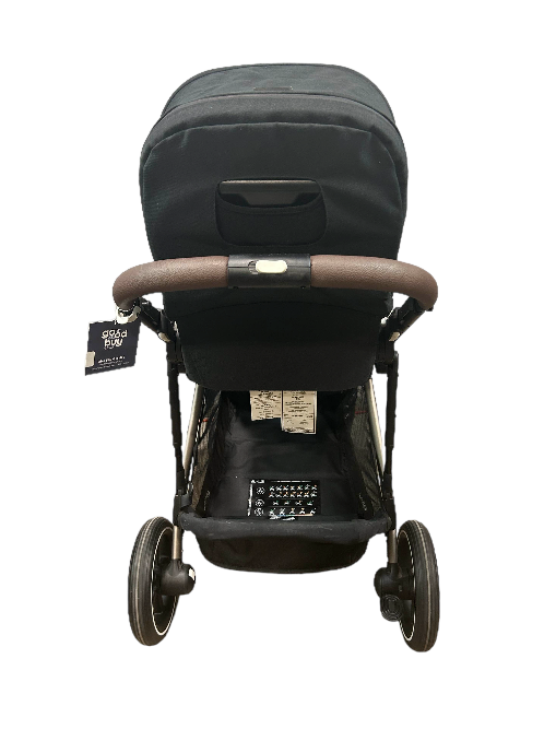 Cybex Gazelle S Double Stroller, 2020, Deep Black