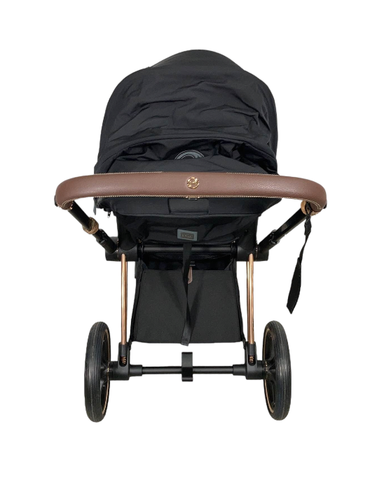 Cybex Priam4 Stroller, 2021, Deep Black, Rose Gold