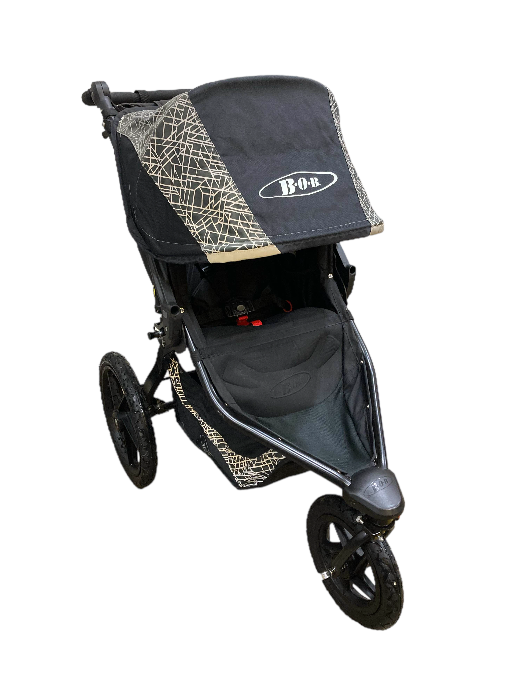 BOB Revolution Flex Single Jogging Stroller, 2018, Lunar Black