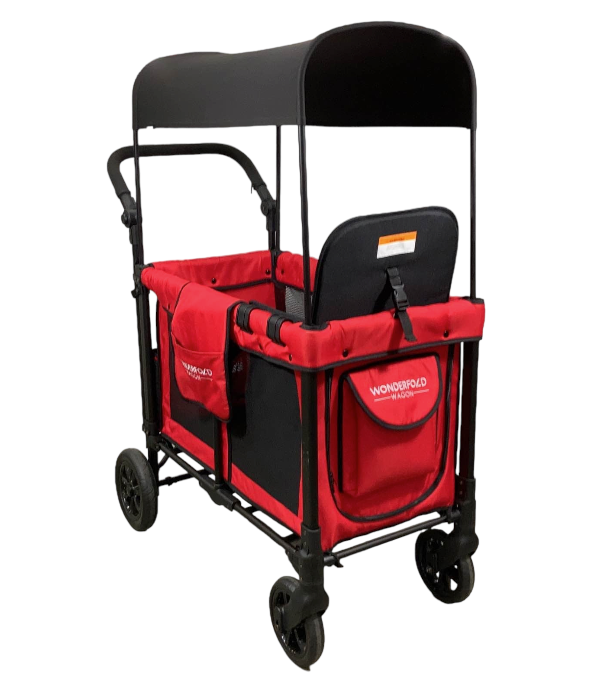 Wonderfold W2 Original Multifunctional Double Stroller Wagon, 2021, Red