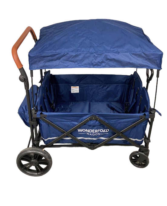 Wonderfold X4 Push & Pull Quad Stroller, 2022, Navy