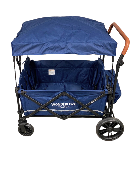 Wonderfold X4 Push & Pull Quad Stroller, 2022, Navy