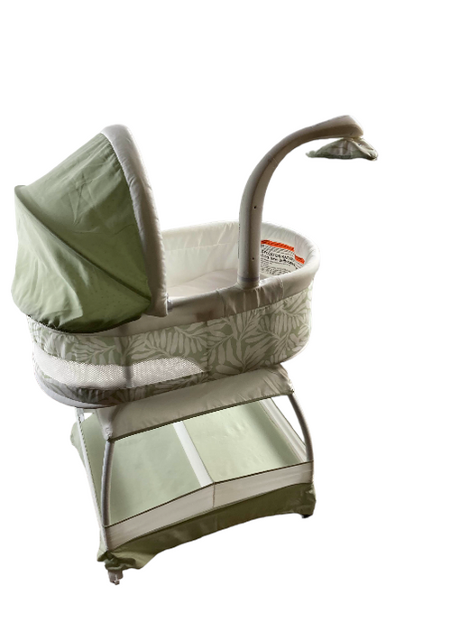 TruBliss Sweetli Calm Bassinet, Sage Fern Leaves