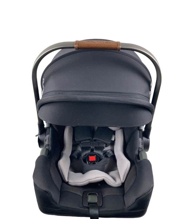 Nuna PIPA rx Infant Car Seat with RELX Base, 2020, Caviar