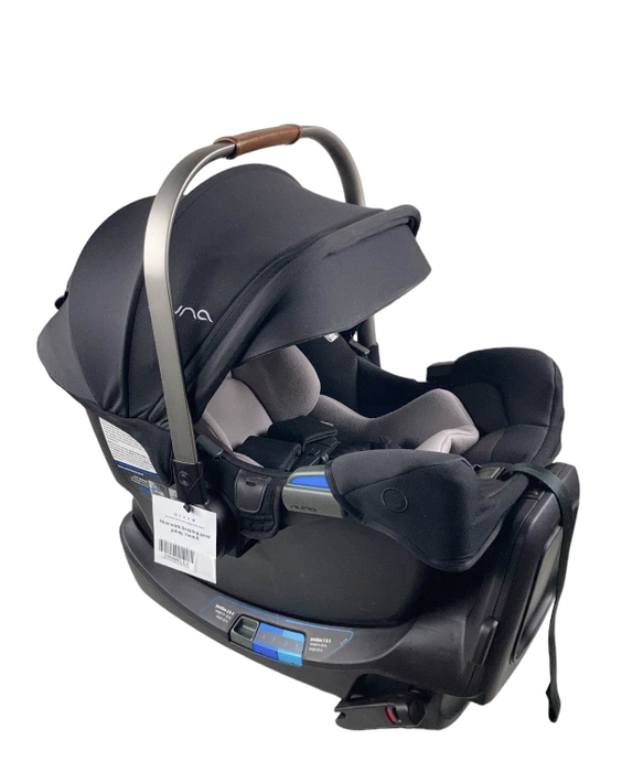 Nuna PIPA rx Infant Car Seat with RELX Base, 2020, Caviar