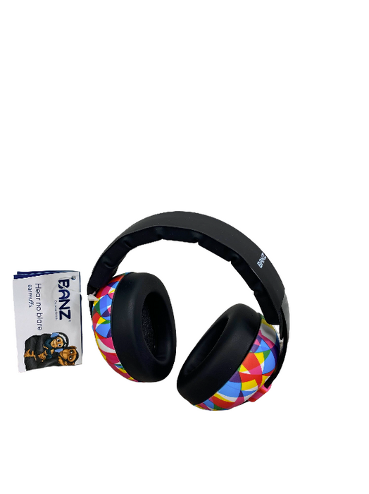 Banz Hear No Blare Earmuffs, Geo Print