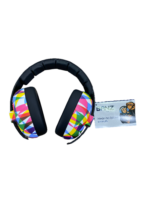 Banz Hear No Blare Earmuffs, Geo Print