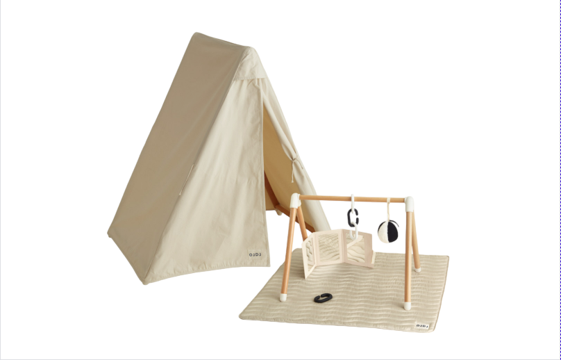 Lalo The Play Gym + Play Tent Conversion Kit, Oatmeal