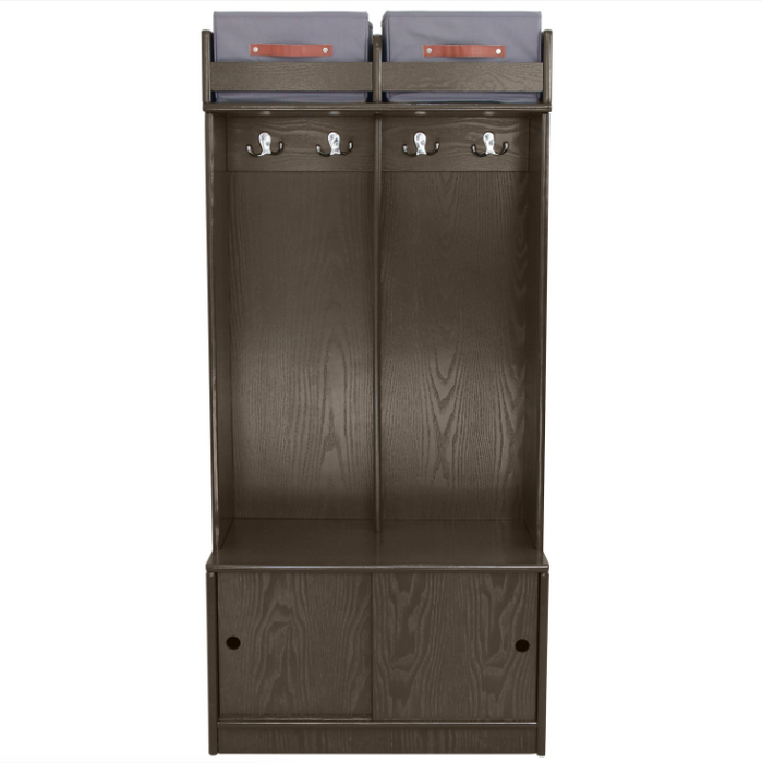 Little Partners Learn 'N Store Deluxe Cubby, Premium Charcoal Grey