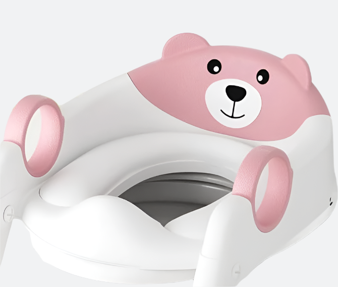 Sokano Toilet Training Potty Seat with Step Ladder, Pink