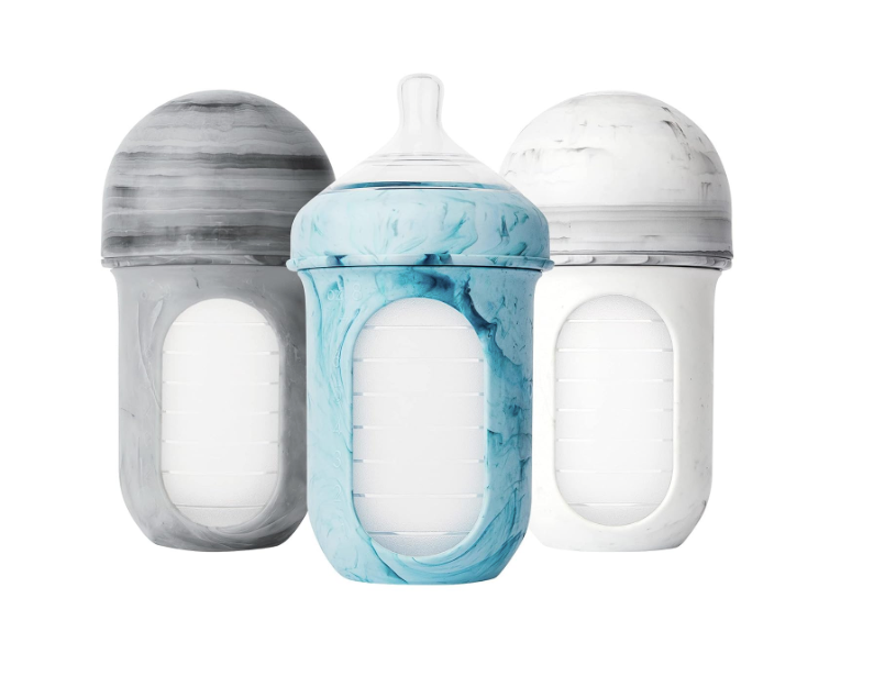 Boon Nursh Bottles 3 Pack, Medium, Tie Dye, 8oz