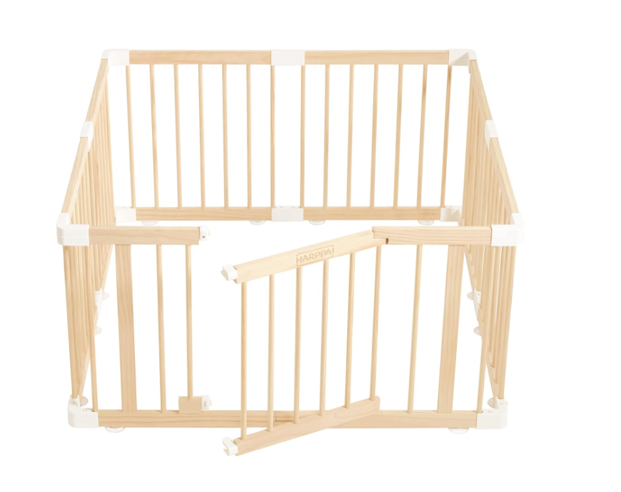 HARPPA Baby Gate Playpen, Small, 43.5 x 43.5 x 24 inches