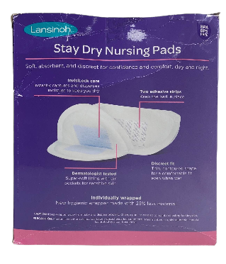 Lansinoh Stay Dry Disposable Nursing Pads, 200 count