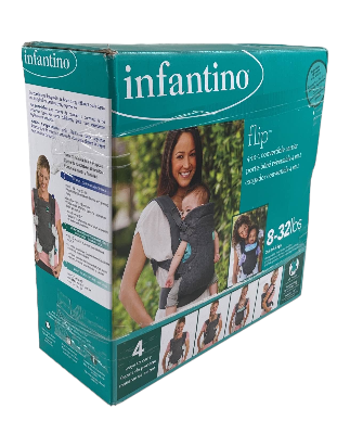 Infantino Flip 4-in-1 Convertible Carrier, Grey