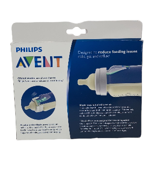 Philips Avent Anti-Colic Bottles With AirFree Vent, Clear, 3 Pack, 9oz