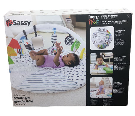 Sassy Tummy Time Reversible Milestone Activity Gym