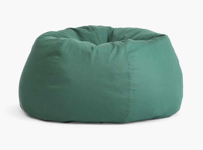 Pottery Barn Kids Anywhere Beanbag Cover, Forest Green