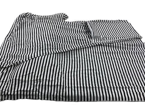 Solly Baby Wrap, Black & Natural Stripe