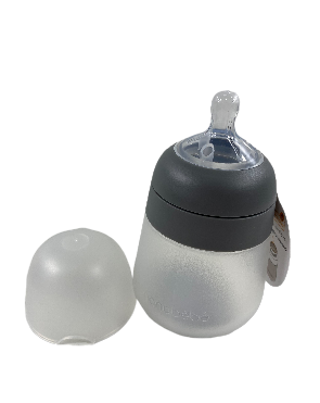 Nanobébé Flexy Silicone Baby Bottle, 9oz, Grey