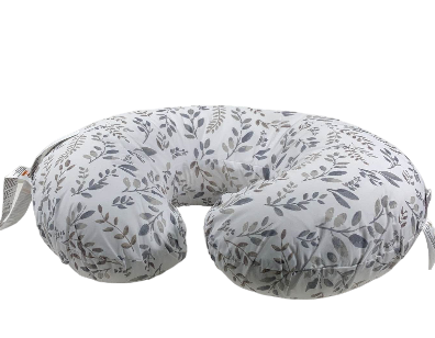 Boppy Nursing and Infant Support Pillow, Grey Taupe Leaves