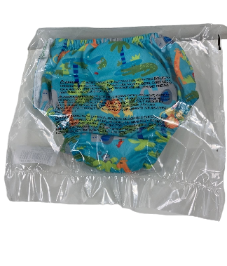 iPlay Reusable Swim Diaper, Aqua Jungle, 6 months