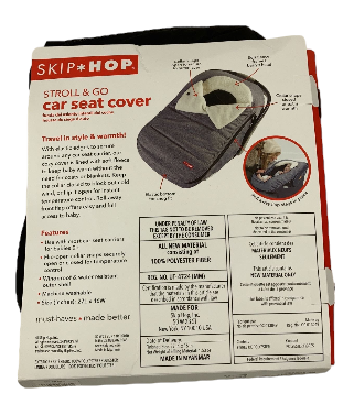 Skip Hop Stroll And Go Car Seat Cover, Black