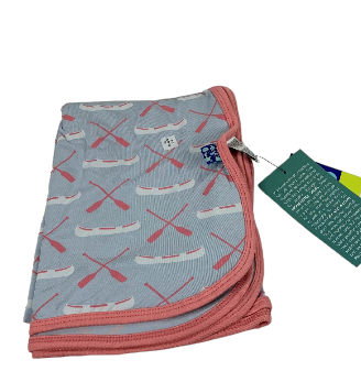 KicKee Pants Swaddling Blanket, Dew Paddle & Canoe