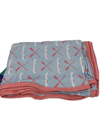 KicKee Pants Swaddling Blanket, Dew Paddle & Canoe