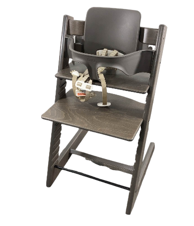 Stokke Tripp Trapp High Chair With Baby Set, Hazy Grey