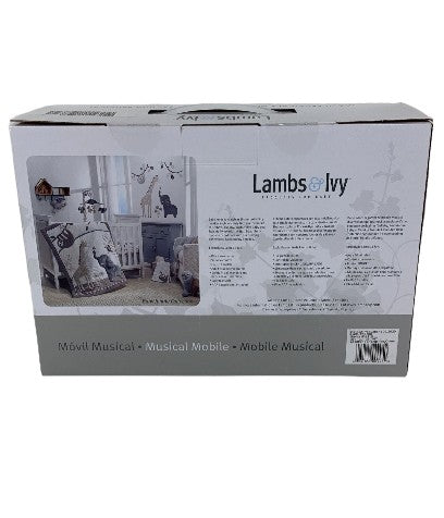 Lambs & Ivy Urban Jungle Musical Baby Crib Mobile