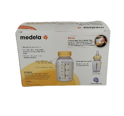 Medela Breast Milk Collection and Storage Bottles with Solid Lids, 6pk/5oz