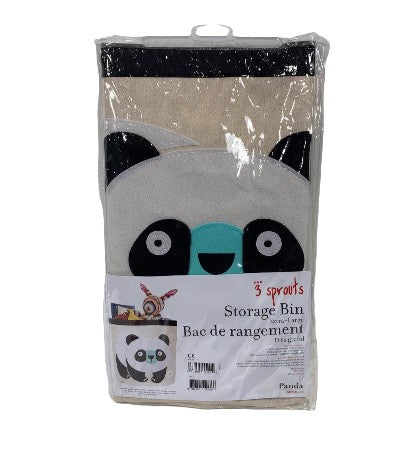 3 Sprouts Storage Bin, Panda