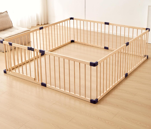 Smilebaby Wooden Baby Playpen, 150 cm X 180 cm