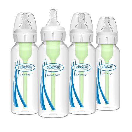 Dr. Brown's Options+ Bottle Set, 4 Pack, Plastic, Narrow