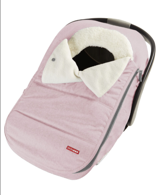 Skip Hop Stroll And Go Car Seat Cover, Pink Heather