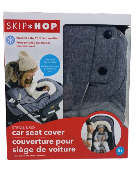 Skip Hop Stroll And Go Car Seat Cover, Heather Gray