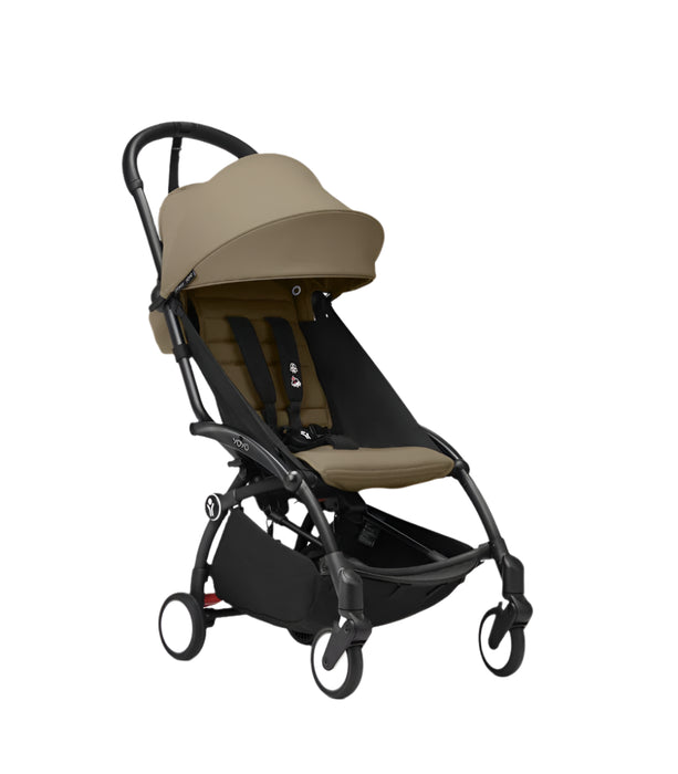 Stokke YOYO3 Complete Stroller, 2024, Black, Toffee