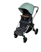 used Mockingbird Single to Double Stroller, Silver with Penny Leather, Windowpane, Sage, 2023