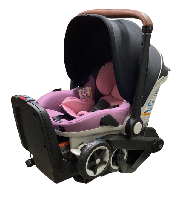 used Evenflo Gold Shyft Dual Ride Infant Car Seat Stroller Combo, Opal Pink, 2023