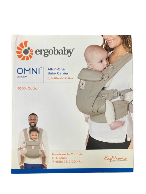 secondhand Ergobaby Omni Dream Baby Carrier, Soft Olive