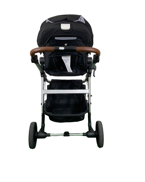 Mockingbird Single to Double 2.0 Stroller, Silver with Penny Leather, Windowpane, Black, 2023