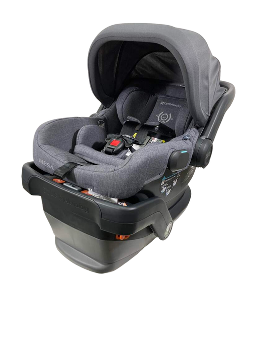 used UPPAbaby MESA V2 Infant Car Seat, 2023, Greyson (Charcoal Melange Merino Wool)